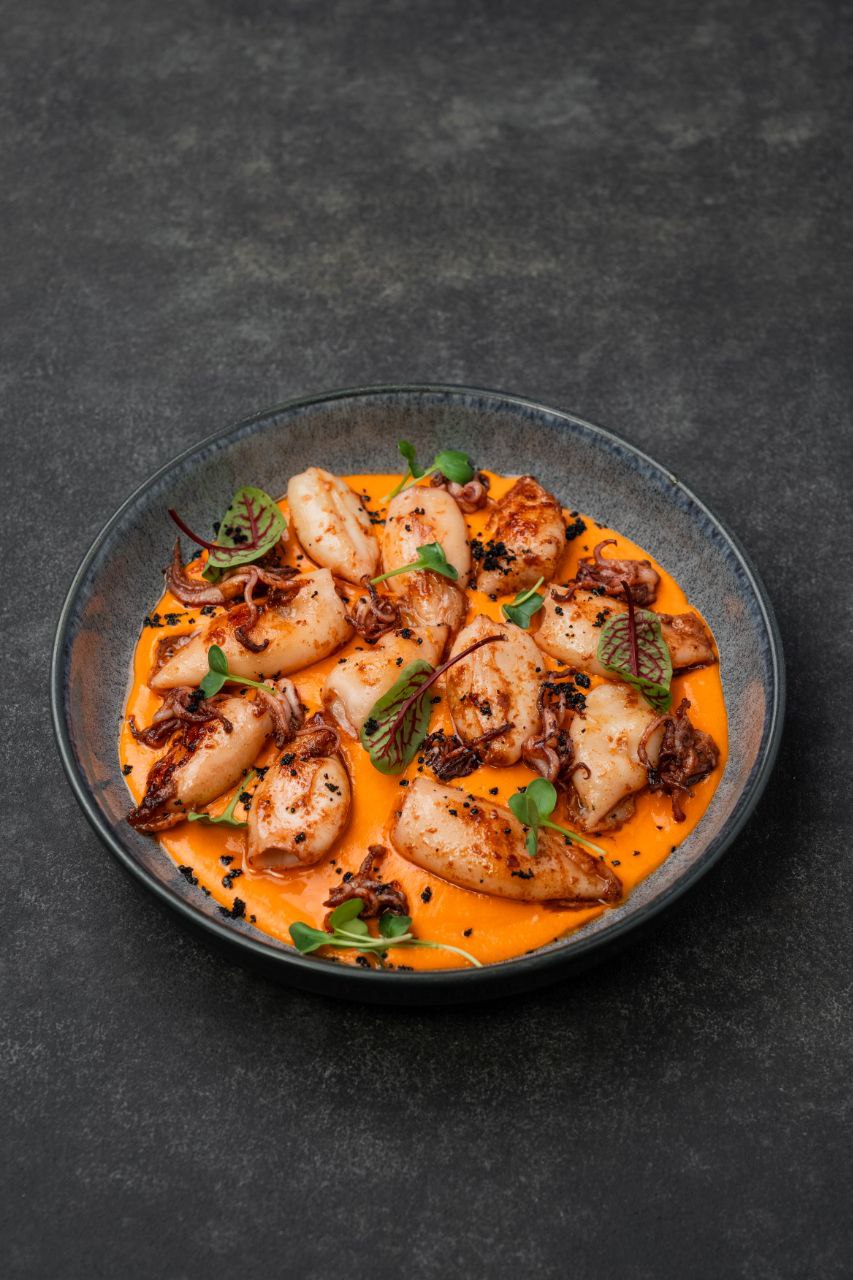 МИНИ КАЛЬМАРЫ НА ГРИЛЕ